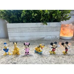 Disney‎ Figures, Mickey Mouse, Minnie Mouse, Pluto, Donald & Goofy Cake Toppers